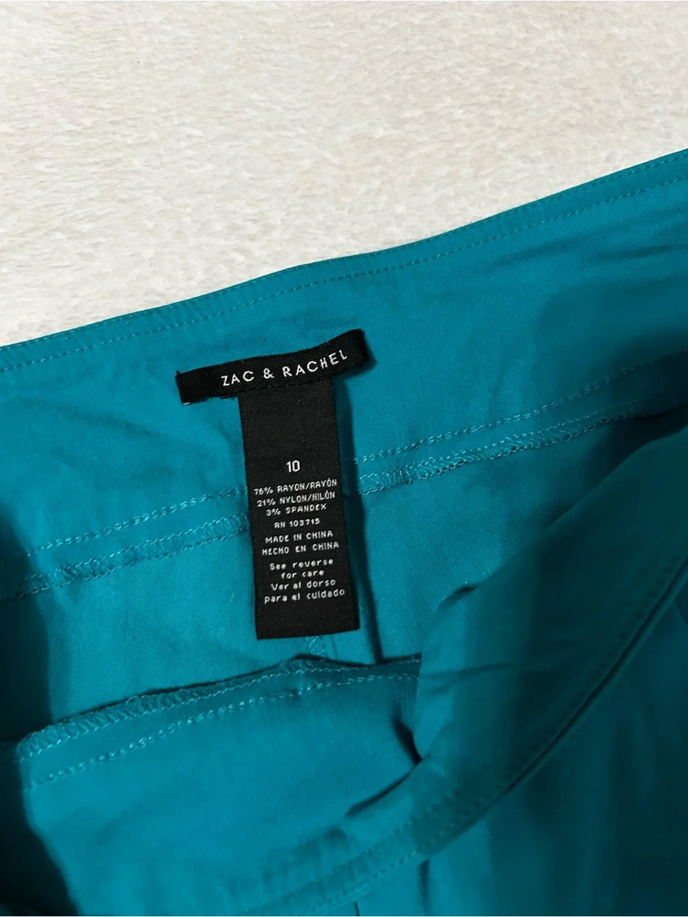 Zac & Rachel Teal Shorts
